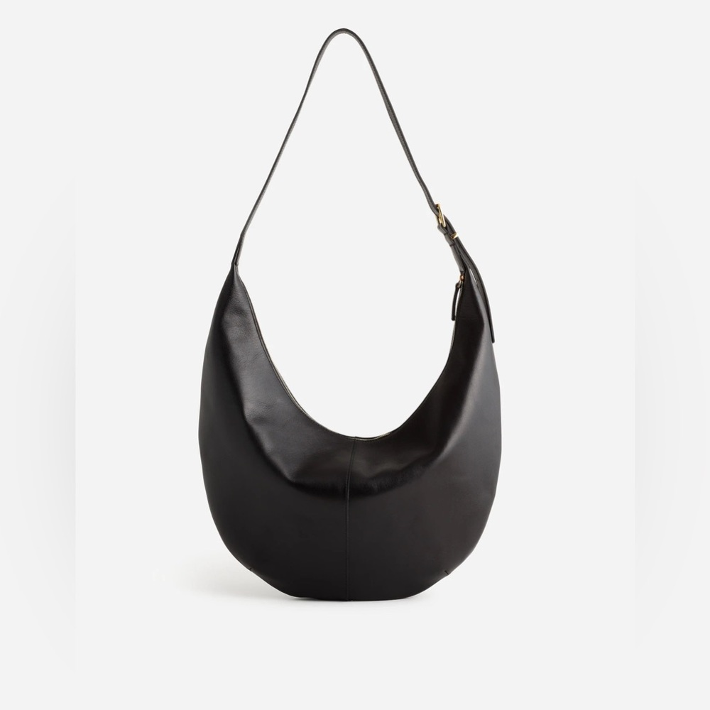 Madewell Black Leather Shoulder Bag